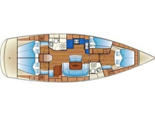 Bavaria 46 Cruiser vitorlás ,  hajóbérlés az Adrián,  luxusnyaralás,  Adriai tenger