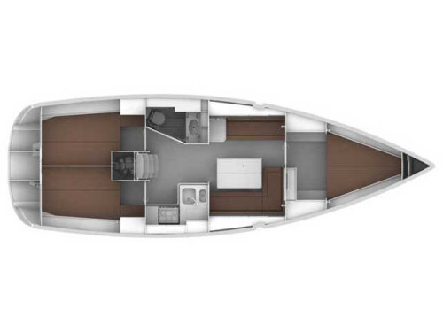Bavaria Cruiser 36 vitorlás ,  hajóbérlés az Adrián,  luxusnyaralás,  yacht bérlés