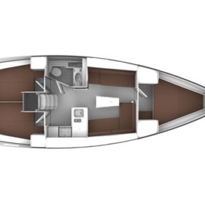 Bavaria Cruiser 37 vitorlás bérlés az Adrián,  luxusnyaralás,  Horvátország hajóbérlés,  vitorlás bérlés