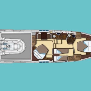 Azimut 55 luxusnyaralás,  yacht bérlés,  Horvátország hajóbérlés,  hajó bérlés