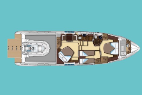 Azimut 55 luxusnyaralás,  yacht bérlés,  Horvátország hajóbérlés,  hajó bérlés