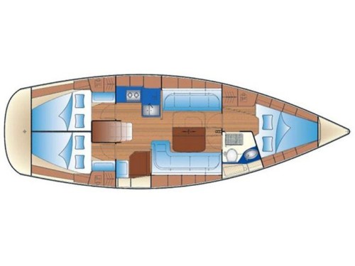 Bavaria 37 Cruiser vitorlás bérlés az Adrián,  Adria,  luxusnyaralás,  Horvátország hajóbérlés