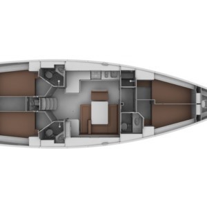 Bavaria Cruiser 45 vitorlás bérlés,  hajóbérlés,  hajóbérlés Horvátország,  Adriai tenger