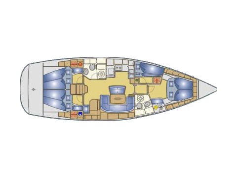 Bavaria 46 Cruiser vitorlás bérlés,  hajóbérlés az Adrián,  yacht bérlés,  hajóbérlés Adria