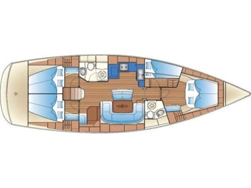 Bavaria 46 Cruiser luxusnyaralás,  yacht bérlés,  hajóbérlés Horvátország,  Adriai tenger