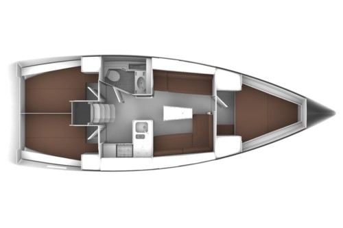 Bavaria Cruiser 37 vitorlás bérlés Horvátországban,  Adria,  luxusnyaralás,  Adriai tenger
