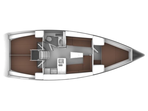 Bavaria Cruiser 37 vitorlás bérlés az Adrián,  yacht bérlés,  Horvátország hajóbérlés,  Adriai tenger
