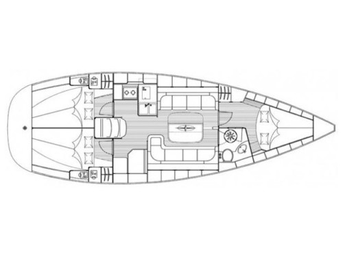 Bavaria Cruiser 37 vitorlás bérlés,  vitorlás bérlés az Adrián,  Horvátország,  hajóbérlés Horvátország
