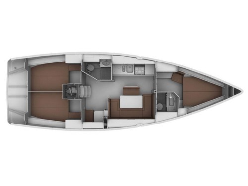 Bavaria Cruiser 40 vitorlás bérlés az Adrián,  hajóbérlés,  luxusnyaralás,  Adriai tenger