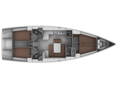 Bavaria Cruiser 45 vitorlás ,  hajóbérlés az Adrián,  Adria,  hajóbérlés Adria