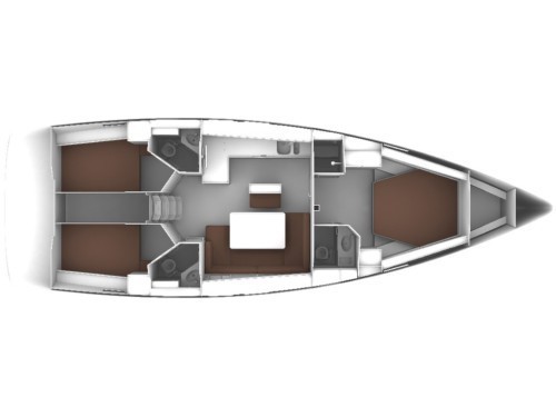 Bavaria Cruiser 46 Style vitorlás ,  vitorlás bérlés az Adrián,  yacht bérlés,  vitorlás bérlés