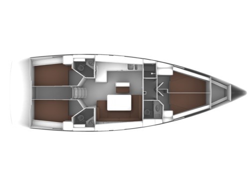 Bavaria Cruiser 46 vitorlás ,  luxusnyaralás,  hajóbérlés Adria,  vitorlás bérlés