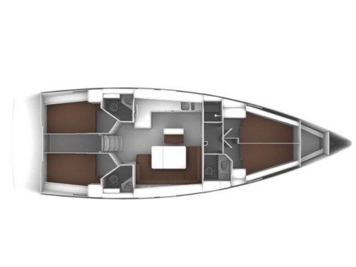 Bavaria Cruiser 46 vitorlás bérlés,  hajóbérlés az Adrián,  Horvátország,  luxusnyaralás