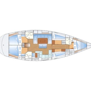 Bavaria Cruiser 50 hajóbérlés,  luxusnyaralás,  hajóbérlés Adria,  Adriai tenger