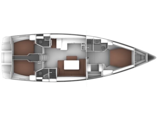 Bavaria Cruiser 51 vitorlás bérlés az Adrián,  luxusnyaralás,  Horvátország hajóbérlés,  vitorlás bérlés
