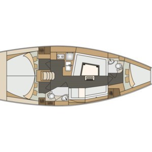 Elan 40 Impression vitorlás bérlés,  luxusnyaralás,  yacht bérlés,  Horvátország hajóbérlés