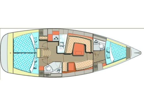 Elan 40 Impression Adria,  luxusnyaralás,  yacht bérlés,  hajóbérlés Adria