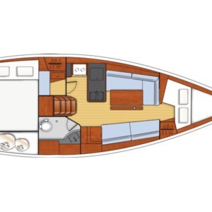 Oceanis 31 vitorlás ,  luxusnyaralás,  yacht bérlés,  Horvátország hajóbérlés