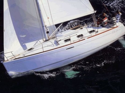 Oceanis 393 Clipper vitorlás bérlés az Adrián,  yacht bérlés,  Horvátország hajóbérlés,  hajóbérlés Adria