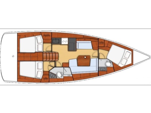 Oceanis 41.1 vitorlás ,  luxusnyaralás,  yacht bérlés,  Adriai tenger