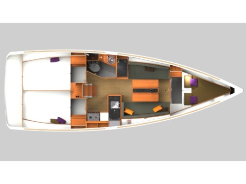 Sun Odyssey 349 luxusnyaralás,  Horvátország hajóbérlés,  vitorlás bérlés,  Adriai tenger