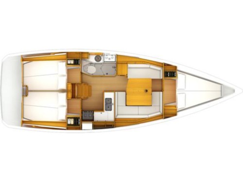 Sun Odyssey 389 vitorlás ,  yacht bérlés,  Horvátország hajóbérlés,  vitorlás bérlés