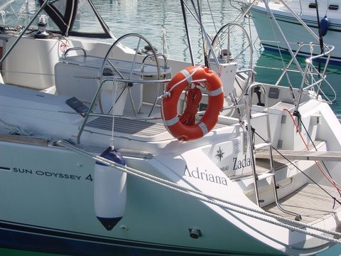 Sun Odyssey 45 Horvátország,  hajóbérlés,  yacht bérlés,  Adriai tenger