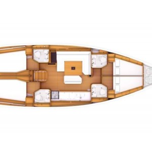 Sun Odyssey 469 vitorlás ,  luxusnyaralás,  hajóbérlés Horvátország,  Adriai tenger