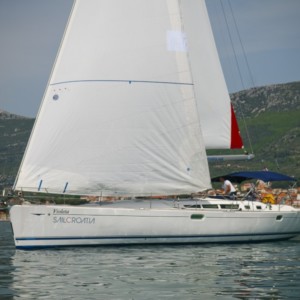 Sun Odyssey 49 vitorlás ,  vitorlás bérlés Horvátországban,  hajóbérlés Horvátország,  Adriai tenger