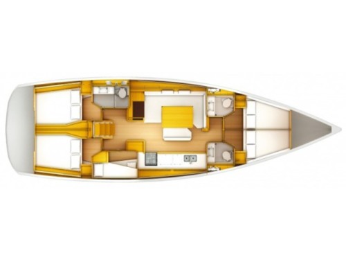 Sun Odyssey 519 vitorlás bérlés,  yacht bérlés,  hajóbérlés Horvátország,  hajóbérlés Adria